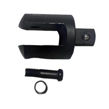 Imagem de Bothyi Chave adaptadora de barra de disjuntor de 1/2" com junta articulada à prova de ferrugem com parafuso fixo e arruela de pressão para montagem de