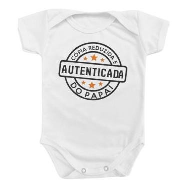 Imagem de Body Bebê Autenticada Papai Mamãe Tematico Presente Anunciar Gestação 