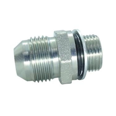 Imagem de CDQBWKJGFJ 1 peça de encaixe hidráulico 5/8 macho JIC (7/20.3 cm-14) X M18 x 1,5 adaptador reto métrico macho