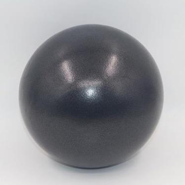 Imagem de Bola de exercícios de Pilates preta de 23 cm, bola de barra, mini bola de ioga macia, bola de treino para estabilidade, barra, fitness, abdômen, núcleo