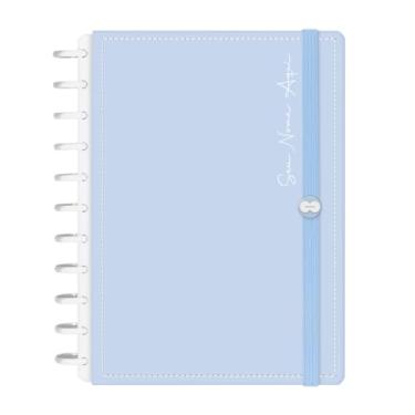 Imagem de Caderno De Disco Iscool Inteligente 140 Folhas Personalizado Solid Colors Azul Celeste G+
