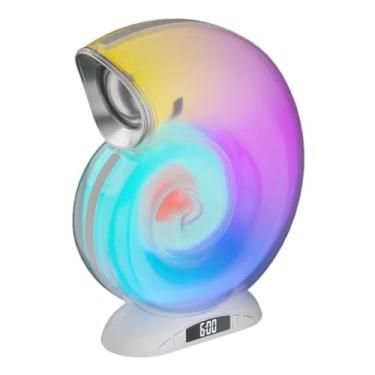 Imagem de Shakven Alto-falante sem fio, alto-falante pequeno, Alto-falante de iluminação RGB, Alto-falante criativo, caixa de som, reprodutor de música, boombox de áudio para atividades domésticas
