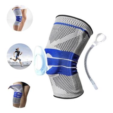 Imagem de Joelheira 3D Ortopedica Tensor Compressão Silicone Patelar