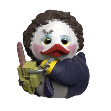 Imagem de TUBBZ Primeira edição: Texas Chainsaw Massacre - Boneco de vinil de pato de borracha cosplay de mulher bonita de couro