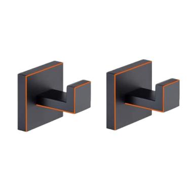 Imagem de MOKIUER Ganchos de toalha para banheiro, gancho de roupão de banho, suporte de toalha com parafuso, ganchos de casaco, suporte de parede, resistente para pendurar saco de chapéu, bronze óleo, pacote