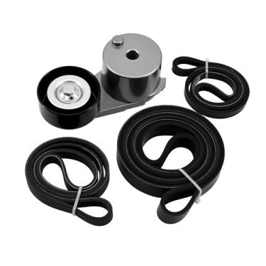 Imagem de GLOCRORET Kit tensor de correia serpentina 90K-39371 serve para Cadillac Escalade 2014-2020, Chevy Silverado 1500/2500/Suburban/Tahoe/Cheyenne, para GMC Sierra/Yukon XL - Compatível com motores V8