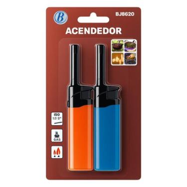 Imagem de Acendedor de Fogão Pequeno BJ8620 Pop c/ 2 Unidades  Prático e Seguro 