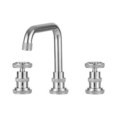 Imagem de Torneira Para Banheiro Misturador Duplo Comando Jatobá Pingoo.casa - P