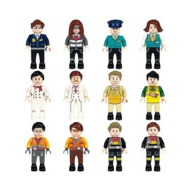 Imagem de Mini Figuras De Blocos De Montar Para Crianças, Bonecos Humanoides, Br