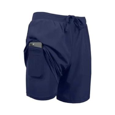 Imagem de Shorts De Treino Masculinos De Secagem Rápida E Respirável Com Camada 