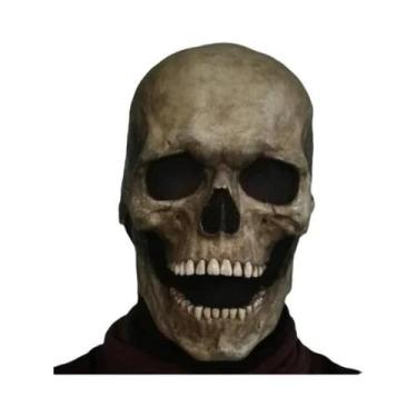 Imagem de Máscara De Caveira De Látex Assustadora Para Halloween, Máscara Comple