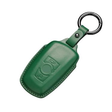 Imagem de Capa para chave de carro, protetor de suporte, compatível com BMW 1 3 5 7 Série X1 X3 X4 X5 F10 F15 F16 F20 F30 F18 F25 M3 M4 E34 Acessório(A-green keychain)