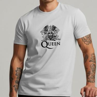 Imagem de Camiseta Masculina Algodao Queen Banda Rock Clássico Estampa - Loja Ya