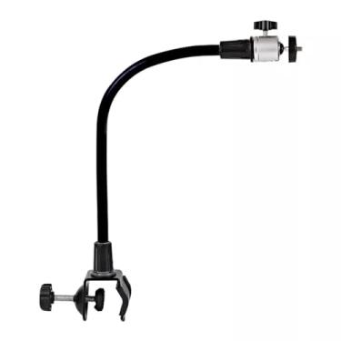 Imagem de YAYAOVP-24927 Suporte para projetor, suporte doméstico, miniprojetor portátil, mesa de centro, dobrável, universal, sem perfuração, suporte para projetor (44 cm)