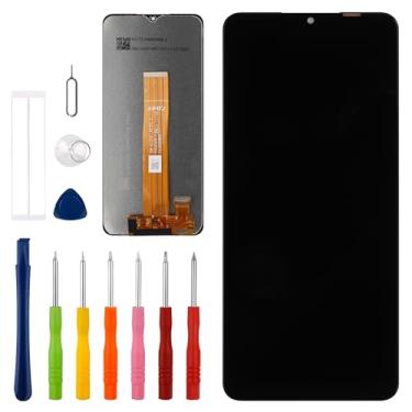 Imagem de Vvsialeek Novo conjunto de digitalizador de tela sensível ao toque LCD compatível com Samsung Galaxy F12 SM-F127G, SM-F127G/DS [6,5 polegadas] com ferramentas de reparo - com funcionalidade de
