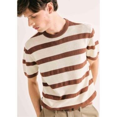Imagem de Camiseta Masculina Em Tricô Fio Tinto-Masculino