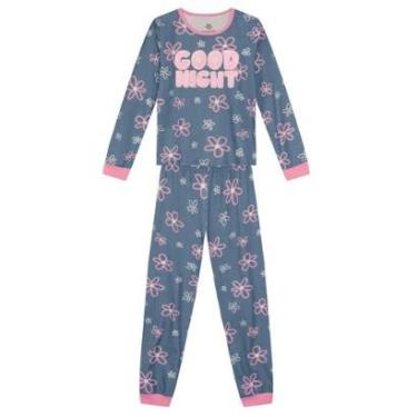 Imagem de Pijama Infantil Menina Brilha no Escuro Good Night Brandili-Feminino