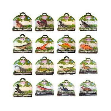 Imagem de Kit com 5 Dinossauros Beast Alive Criaturas Jurássicas Sortidos