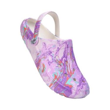 Imagem de Chinelo Feminino Tie-Dye Leve Antiderrapante Confortável Para Praia E 