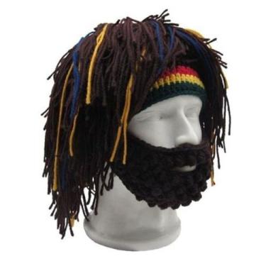 Imagem de Gorro Dreadlock com barba Creative Crochet - yiweisai