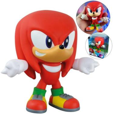 Imagem de Knuckles Boneco Sonic Sega Colecionável The Hedgehog Fandom, Colorido