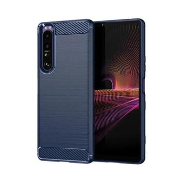 Imagem de Capa De Silicone Macia Em Fibra De Carbono Para Sony Xperia 10 I, II, 