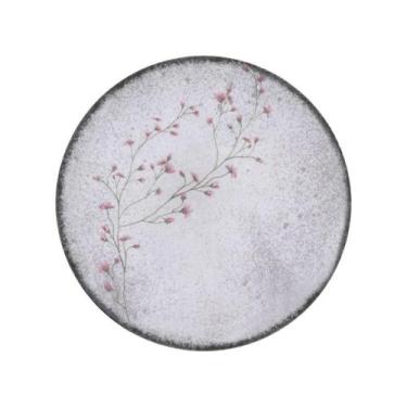 Imagem de Prato Raso Em Porcelana Decorada Floralis 25 Cm Tramontina