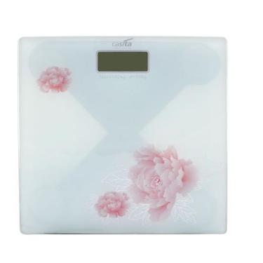 Imagem de Balança Digital De Vidro Temperado Quadrada 180 kg - CASITA, Rosa