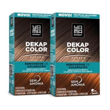 Imagem de Kit 2 Dekapcolor System Removedor de Coloração 300ml - Yamá - Yama