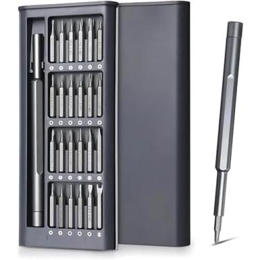 Imagem de Kit Chave de Fenda 24 em 1 — Ponteiras Magnéticas Phillips Torx Pentalobe | Reparo Celu...