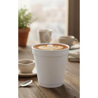 Imagem de 2x Copo Isopor 120ml Térmico p/ Café - Pacote com 100 Unidad - Congrat