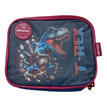 Imagem de Lancheira luxcel infantil up4you t-rex la42073up, AZUL, UN