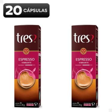 Imagem de Combo de 20 Cápsulas Café VIBRANTE Espresso 3 Três Corações - 3 coraçõ