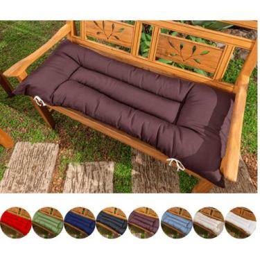 Imagem de Almofada Futon 120 cm x 50 cm liso - Riqueza Textil Ambiental, Marrom