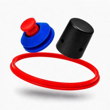 Imagem de Kit de Reposição Panela de Pressão Anel Silicone Peso Regulador Válvul