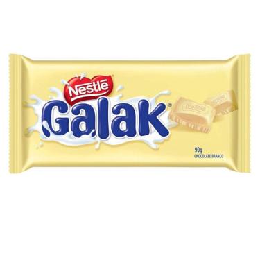 Imagem de Caixa Com 14 Barras Chocolate Galak Branco Nestle 90G