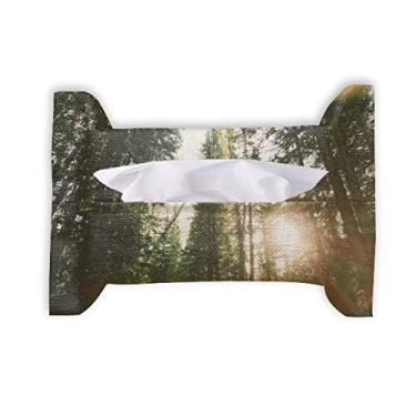 Imagem de Green Forestry Science Nature Scenery papel toalha facial saco de guardanapo