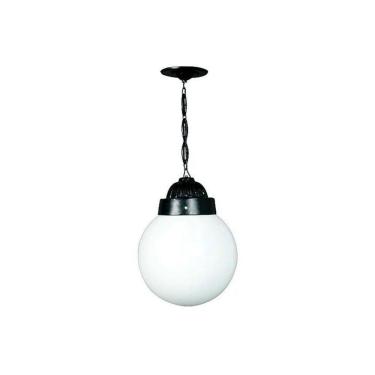 Imagem de Luminária Externa Interna Globo Grande com Corrente Alumínio