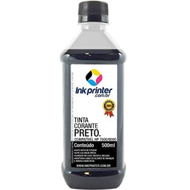 Imagem de Tinta Corante Inkprinter Preta para Hp Série 7000, 8000 (500ml)