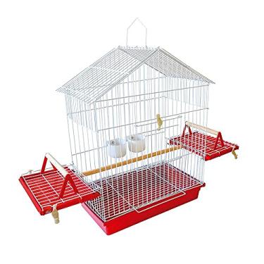 Imagem de Gaiola Calopsita Teto Arame Vm 52x44x25