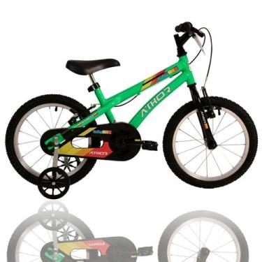 Imagem de Bicicleta Infantil Aro 16 Athor Baby Boy Masculina C/Rodinha - Athor B
