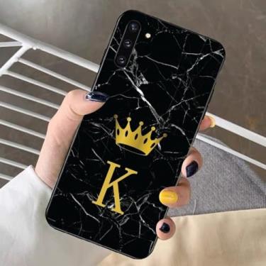 Imagem de Capa de telefone com letra inicial de A a Z para Redmi Note 4 X 5 A 6 7 8 Pro T 9 Pro 9S 10 Pro 11 Pro 11S 11Epro Poco M3pro,Z10,Para Note11 4G 6.5in