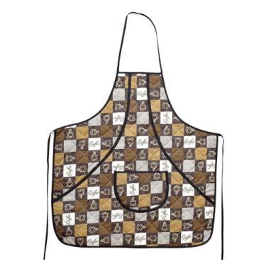 Imagem de Avental de cozinha grande café - Recanto da Costura