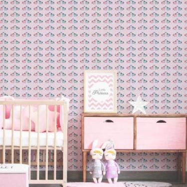 Imagem de Papel de Parede Kids Casal Unicórnio - Mais de Casa