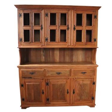 Imagem de Armario Comida Rustico Demolição 3 Portas - Minas Artesanato