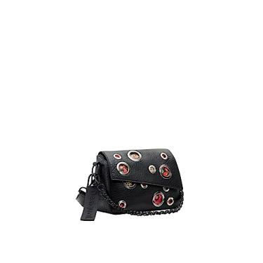 Imagem de Desigual Bolsa transversal com círculos pequenos, Preto, One Size