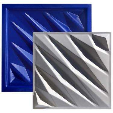 Imagem de Forma 3D Gesso e Cimento ABS 1mm - Trace 30x30 cm - Xmoldes Formas 3D