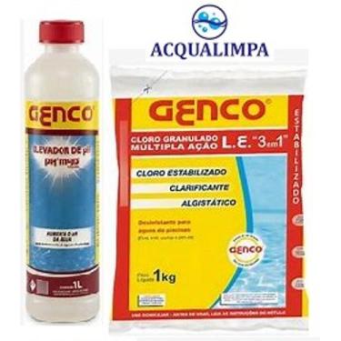 Imagem de Kit limpeza manutenção piscina acqualimpa 7 - genco
