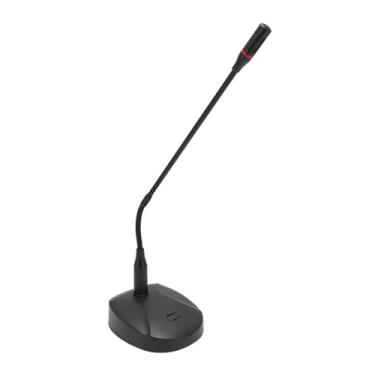 Imagem de Microfone GOOSENCECK, Microfone de Condensador de Desktop Xlr Com Pára -brisas de Espuma, Microfone de Pódio Ajustável Som Claro para Palestras