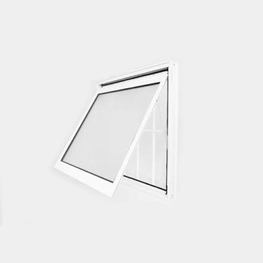 Imagem de Janela de Alumínio Maxim Ar 60x60cm Com Grade Lux Esquadrias Branco